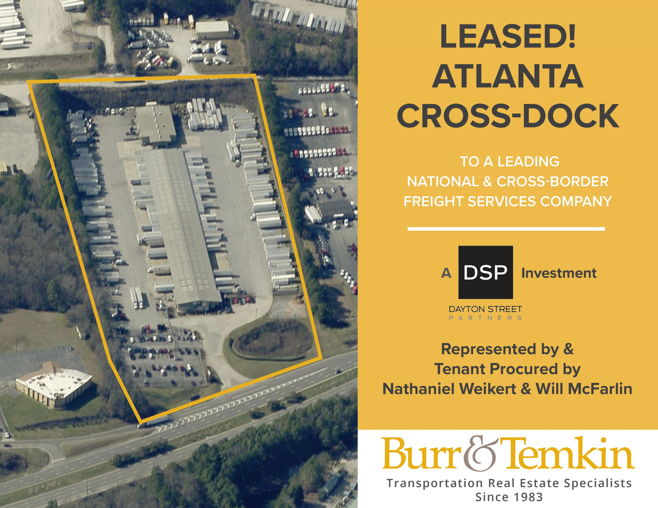 Burr & Temkin Lease Conley Crossdock